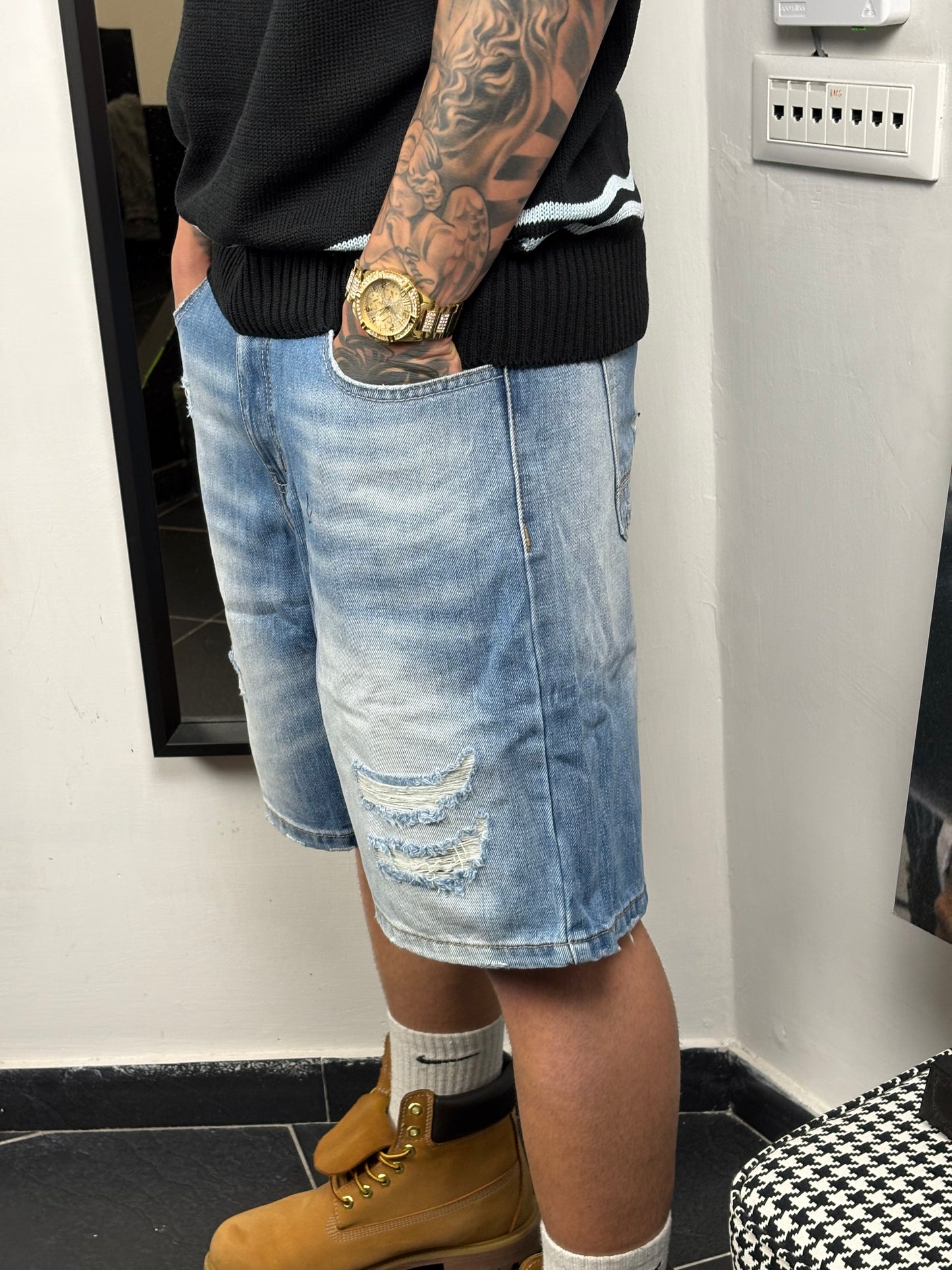 shorts jeans distress