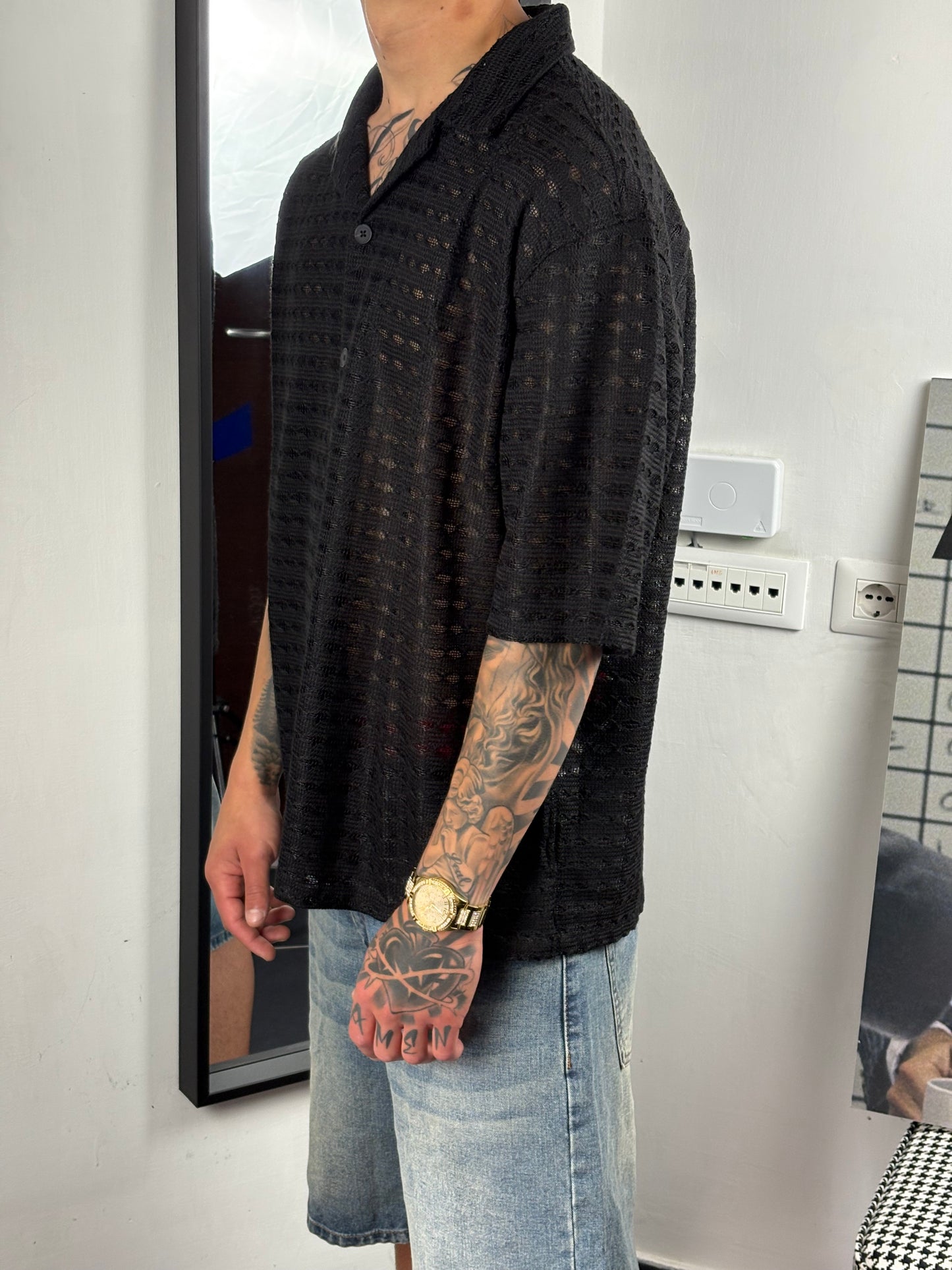 Camicia Over Distress