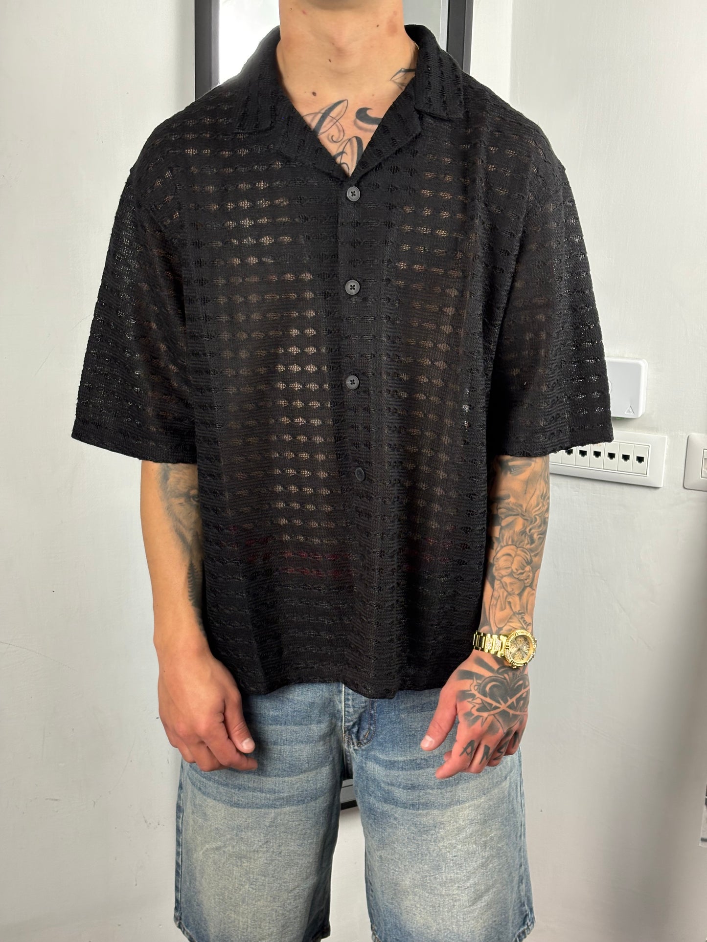 Camicia Over Distress