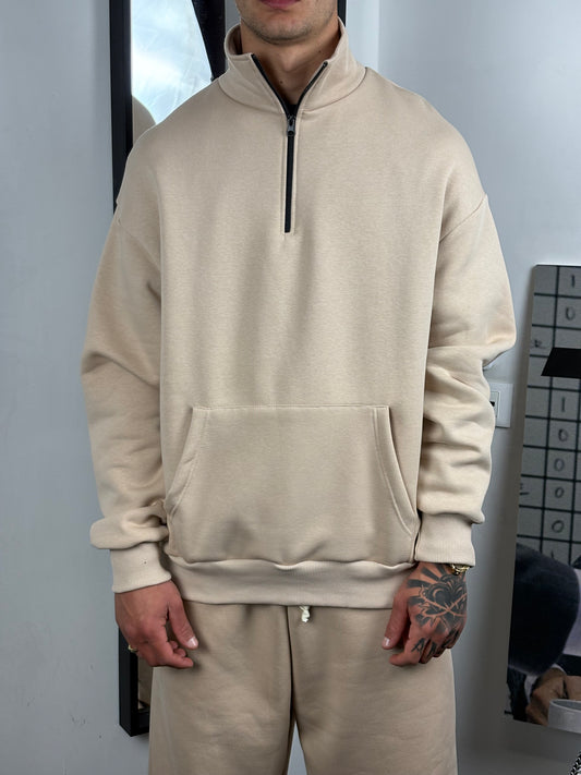 coordinato mezza zip