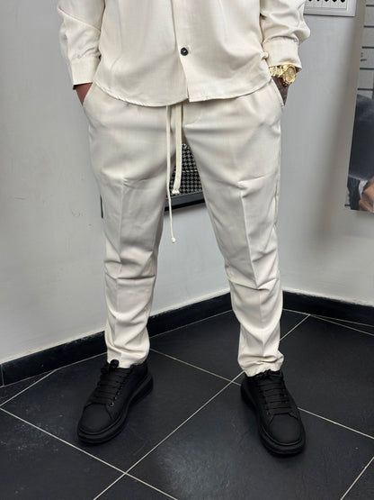 coordinato leggero beige