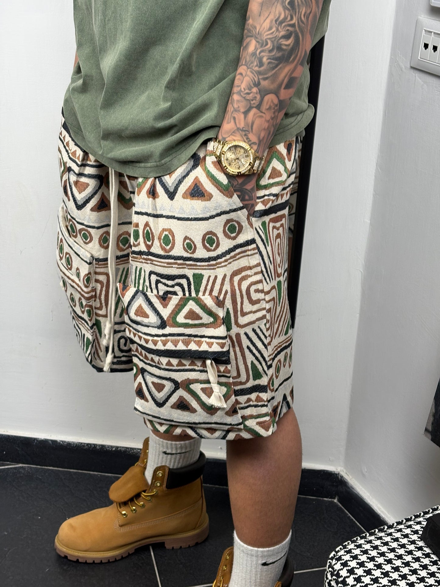 shorts cargo fantasia