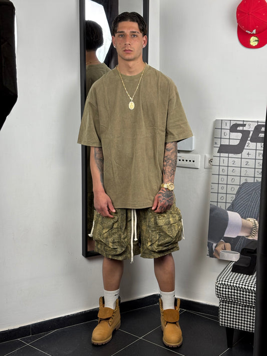 shorts cargo militare