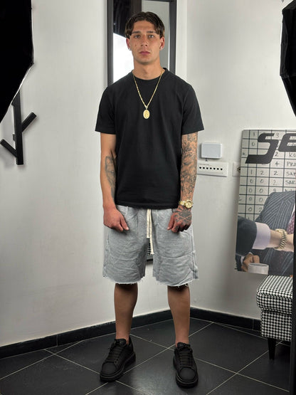 shorts over garzati grigio