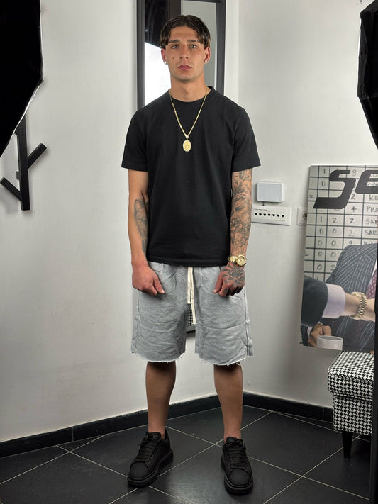 shorts over garzati grigio
